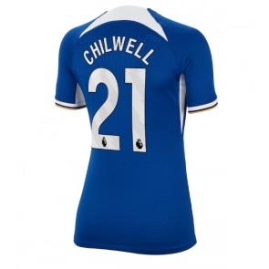Chelsea Ben Chilwell #21 Domaci Dres za Ženska 2023-24 Kratak Rukavima